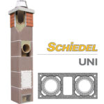 Schiedel UNI готовый комплект двухходового дымохода с вентиляцией Ø200/200 мм