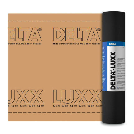Пароизоляционная плёнка DELTA-LUXX с ограниченной паропроницаемостью для скатных крыш и стен