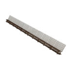 Аэроэлемент свеса Venti 1 м с вентиляционной решеткой коричневый