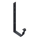 QUADRO FREEZE крюк желоба длинный Ø120/86 мм RAL7024