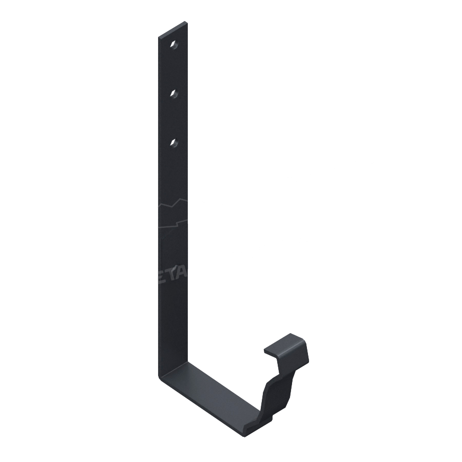 QUADRO FREEZE крюк желоба длинный Ø120/86 мм RAL7024