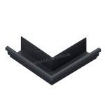 QUADRO FREEZE угол желоба наружный Ø120х86 мм RAL7024