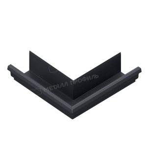 QUADRO FREEZE угол желоба наружный Ø120х86 мм RAL7024