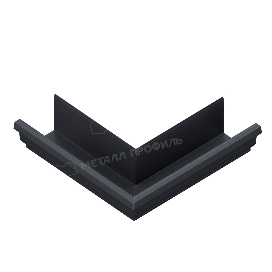 QUADRO FREEZE угол желоба наружный Ø120х86 мм RAL7024