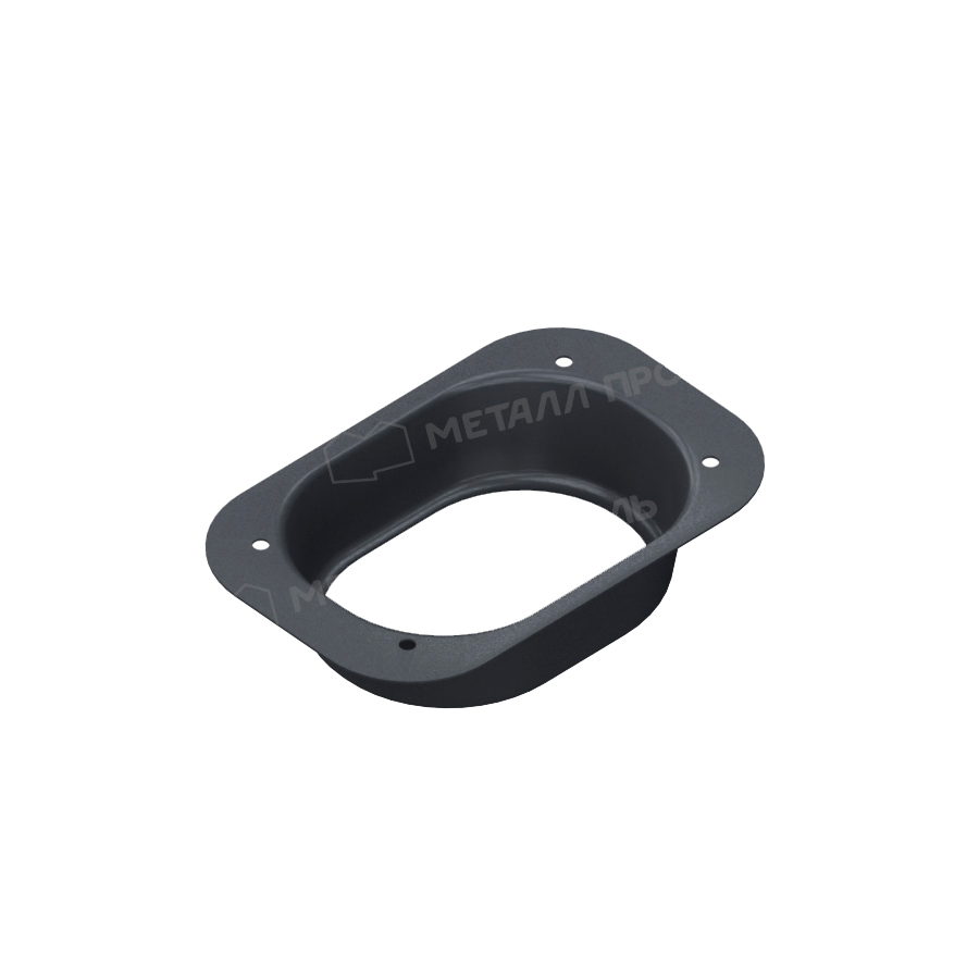 QUADRO FREEZE воронка желоба Ø120х86 мм RAL7024