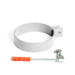 Gamrat хомут трубы белый