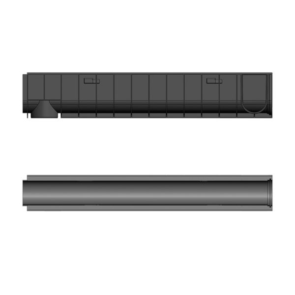 Лоток Gidrolica Standart DN100 пластиковый H185