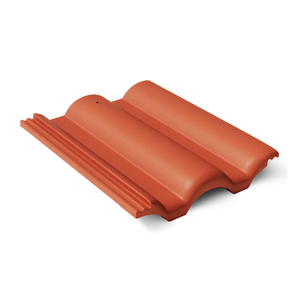 Braas цементно-песчаная черепица рядовая Таунус красный