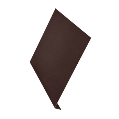 L-профиль металлический 2 метра Aquasystem Pural Matt темно-коричневый 32