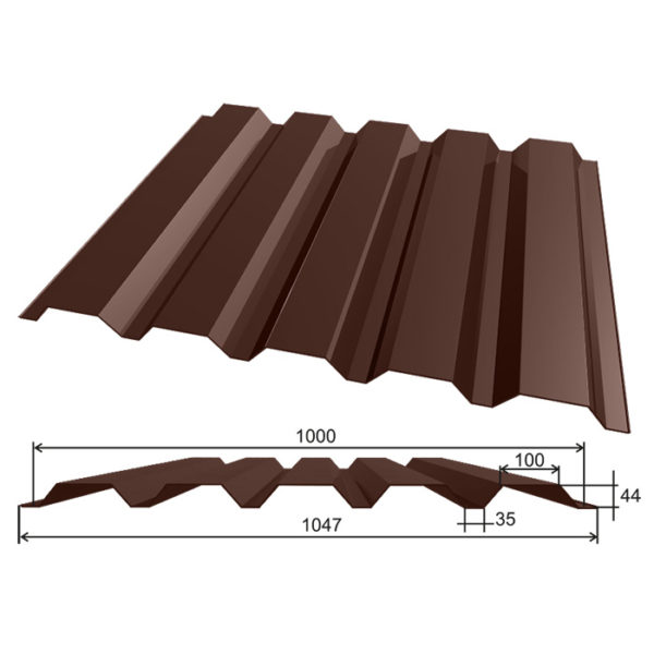 Профнастил С-44 х 1000-A,B