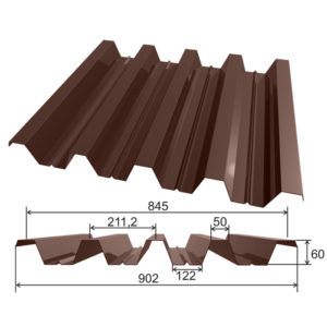 Профнастил Н-60 х 845-A,B