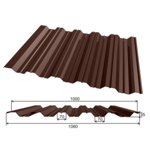 Профнастил НС-35 х 1000-A,B