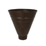 Aquasystem воронка водосборная круглая темно-коричневый RR32