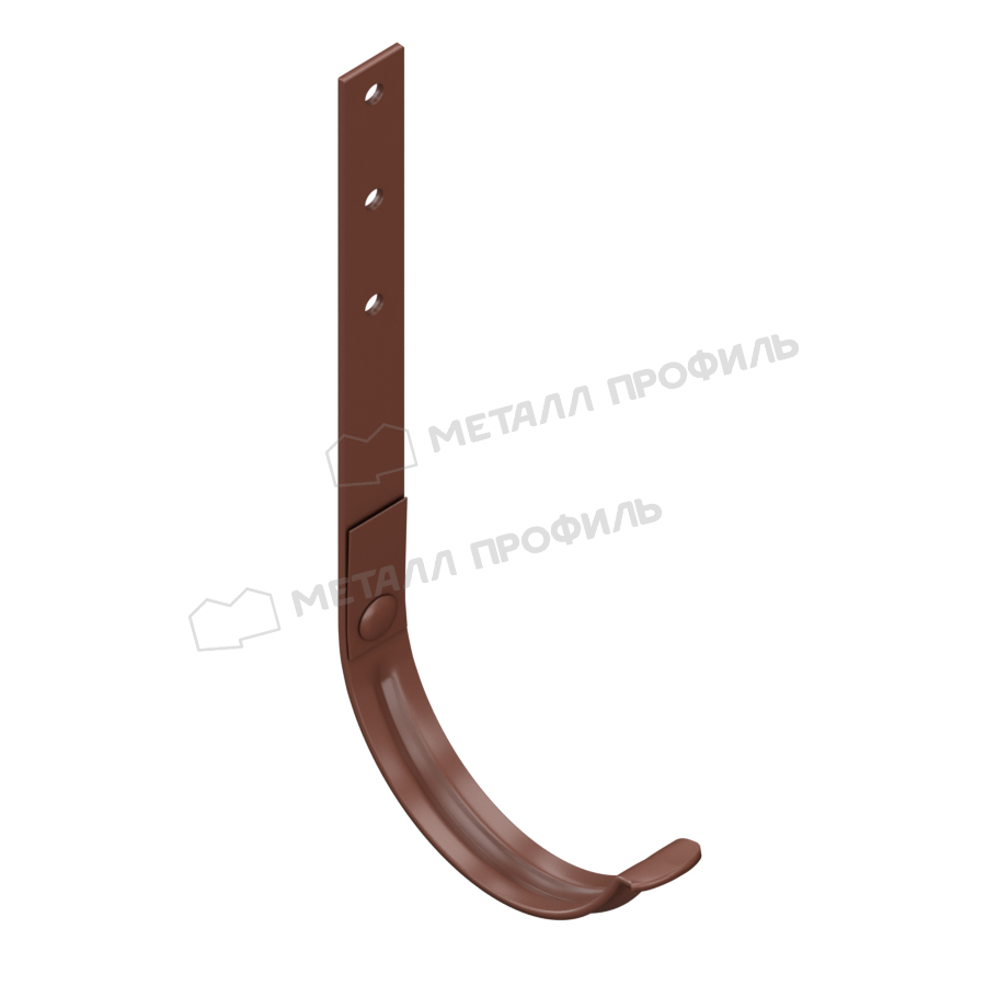 Держатель желоба GS lite Ø125/90 мм RAL8017 шоколад