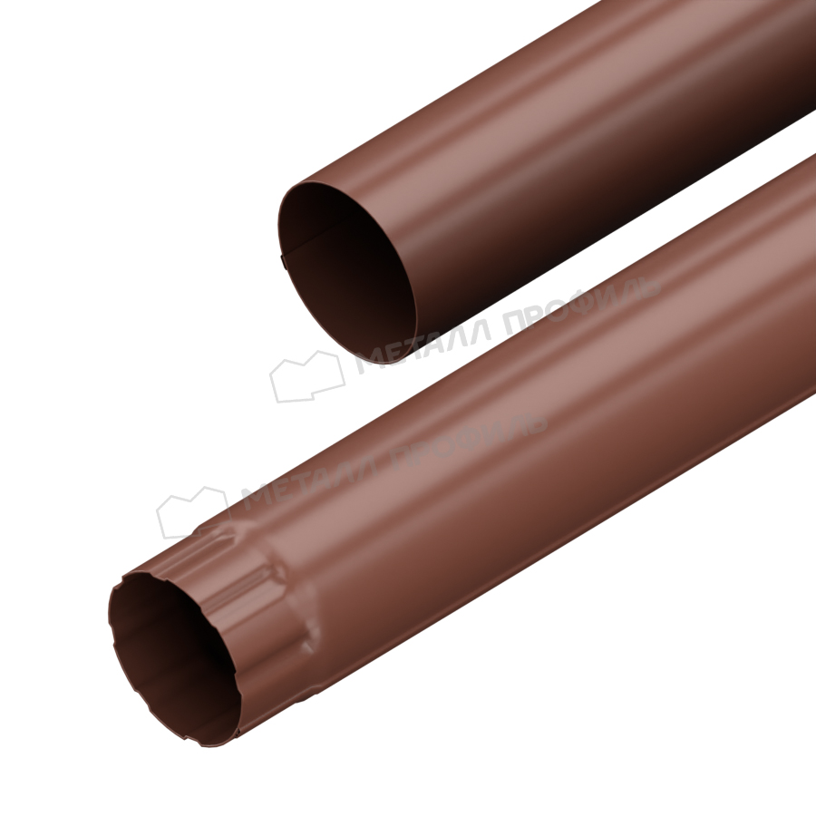 Труба водосточная 3 метра GS lite Ø125/90 мм RAL8017 шоколад