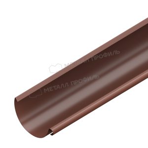 Желоб водосточный GS lite Ø125/90 мм RAL8017 шоколад