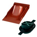 UNITILE 2K проходной элемент Vilpe красный