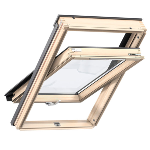 VELUX Дизайн двухкамерное окно GLL 1061B Ручка снизу