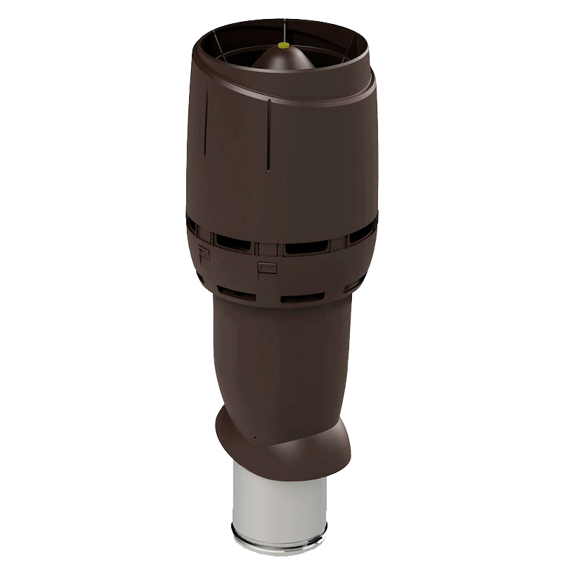 Вентиляционный выход утепленный 160P/ИЗ/700 FLOW vilpe коричневый
