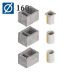 Комплект дымохода 1 м.п. Schiedel ISOTOR с вентканалом Ø160 мм