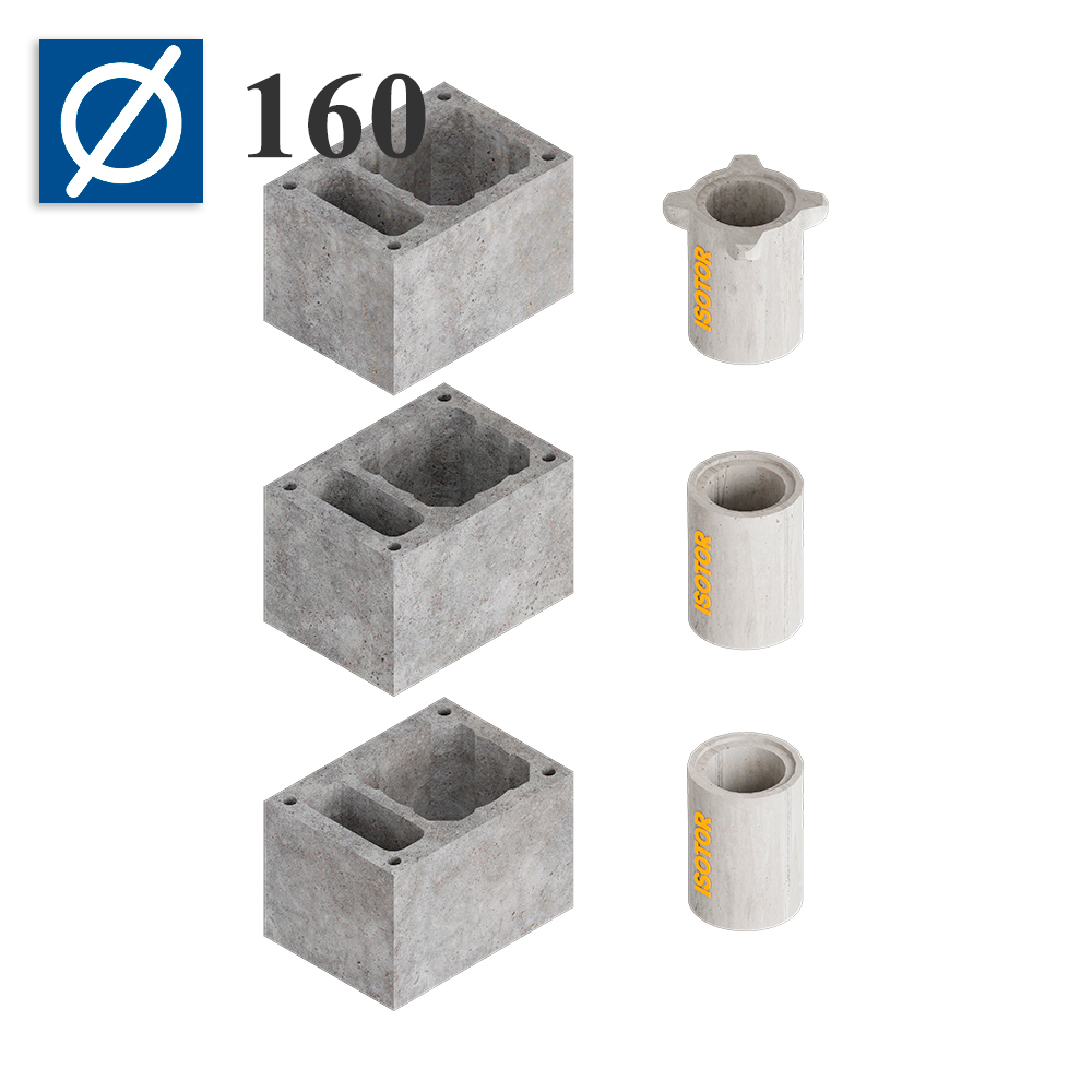 Комплект дымохода 1 м.п. Schiedel ISOTOR с вентканалом Ø160 мм
