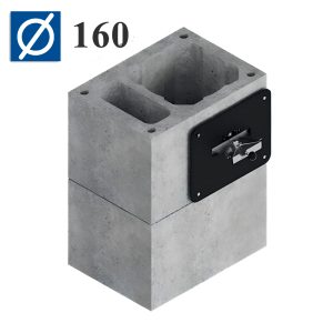 Schiedel ISOTOR комплект шибера с вентканалом 0,33 м Ø160 мм