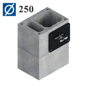 Schiedel ISOTOR комплект шибера с вентканалом 0,33 м Ø250 мм