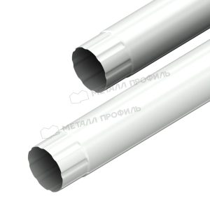 Труба соединительная 1 метр GS lite Ø125/90 мм RAL9003 белый