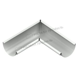 Угол желоба внутренний 90º GS lite Ø125/90 мм RAL9003 белый