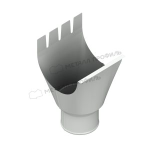 Воронка выпускная GS lite Ø125/90 мм RAL9003 белый