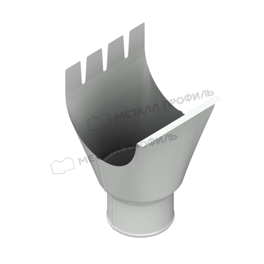 Воронка выпускная GS lite Ø125/90 мм RAL9003 белый