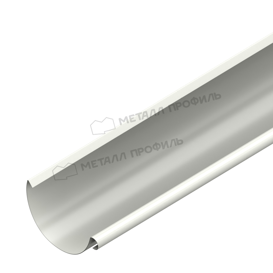 Желоб водосточный Grandsystem Ø125/90 мм RAL9003 белый