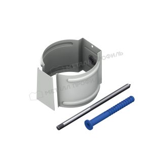 Держатель трубы (на кирпич) GS lite Ø125/90 мм RAL9003 белый