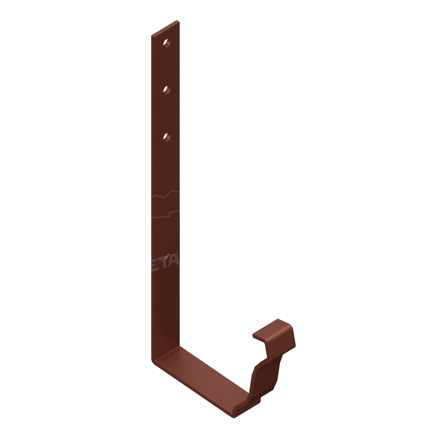 QUADRO FREEZE крюк желоба длинный Ø120/86 мм RAL8017