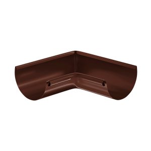 Aquasystem угол желоба внутренний 90 градусов Ø125/90 мм Polyester RAL8017 коричневый