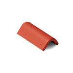 Боковая цементно-песчаная черепица Braas вишня