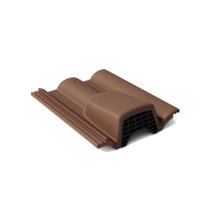 Вентиляционная черепица Braas Таунус темно-коричневый