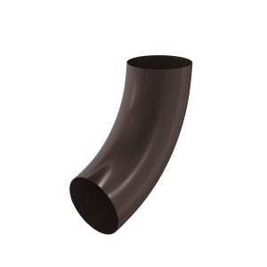 Aquasystem колено трубы Ø125/90 мм Polyester RR32 темно-коричневый