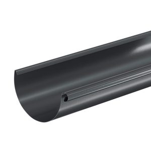 Aquasystem желоб водосточный 3 метра Ø125/90 мм Polyester RAL7024 темно-серый