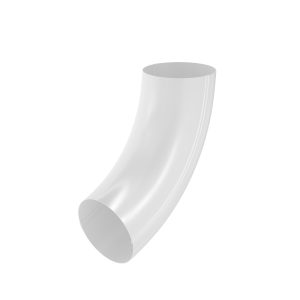 Aquasystem колено трубы Ø125/90 мм Polyester RR20 мраморно-белый