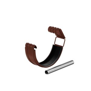 Aquasystem соединитель желоба Ø125/90 мм Polyester RAL8017 коричневый