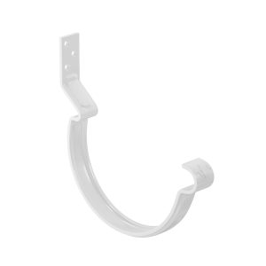 Aquasystem крюк желоба короткий усиленный Ø125/90 мм Polyester RR20 мраморно-белый