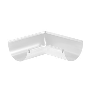 Aquasystem угол желоба внутренний 90 градусов Ø125/90 мм Polyester RR20 мраморно-белый