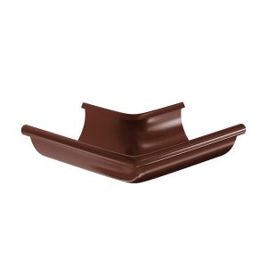 Aquasystem угол желоба внешний 90 градусов Ø125/90 мм Polyester RAL8017 коричневый