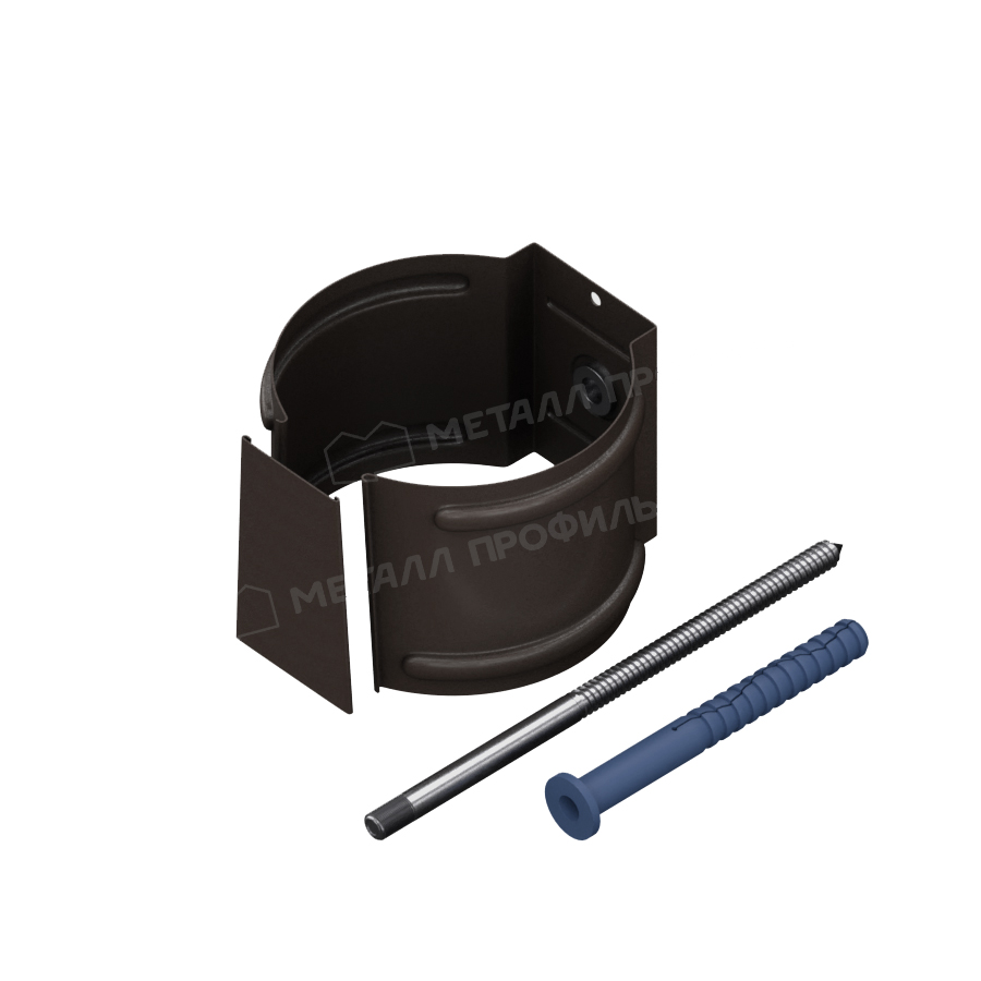 Foramina Freeze держатель трубы на кирпич Ø100 мм DarkBrown темно-коричневый