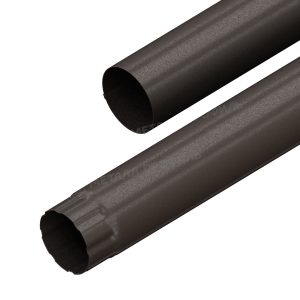 Foramina Freeze труба водосточная 3 метра Ø100 мм DarkBrown темно-коричневый