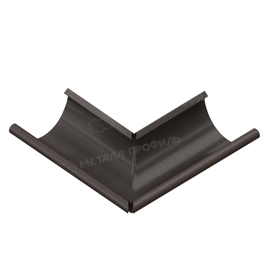 Foramina Freeze угол желоба внешний Ø125 мм DarkBrown темно-коричневый