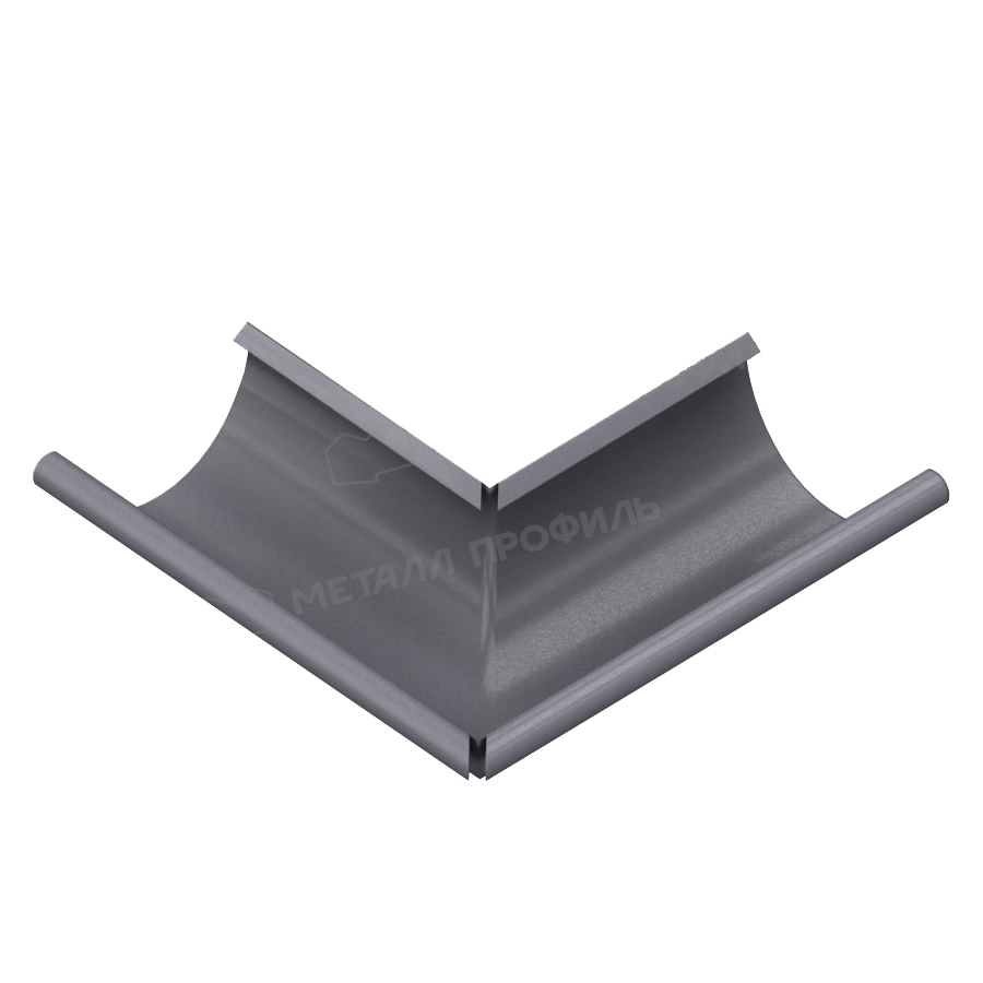 Foramina Freeze угол желоба внешний Ø125 мм Grey серый