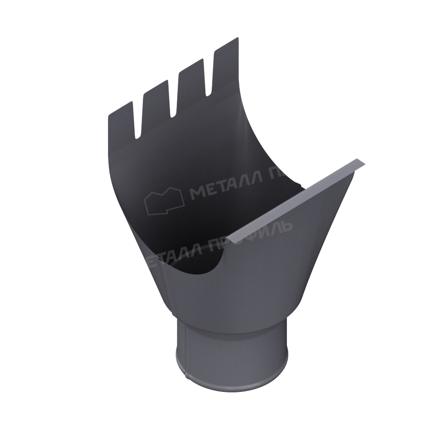 Foramina Freeze воронка желоба Ø125 мм Grey серый