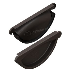 Foramina Freeze заглушка желоба Ø125 мм DarkBrown темно-коричневый